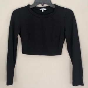 Charlotte Russe, S, long sleeved, cropped top